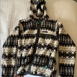 Patagonia fleece zip hoodie